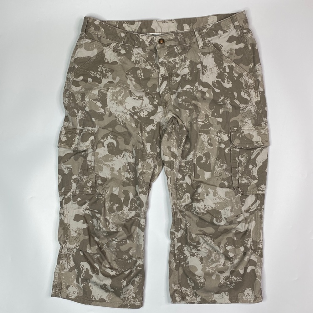 Carhartt WB020 DEC Camo Cropped Cargo Pants Size 16